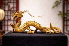 Brass Chinese Dragon Collectible