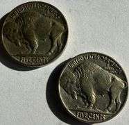 1935 D 1937 D Unc Buffalo Nickels