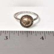 Dome Ring in Sterling Silver.