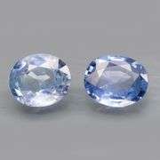 Gorgeous 2.10ct pair of UNTREATED blue Ceylon Sapphires!