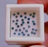 High fire! .83ct set of round brilliant cut Diamonds