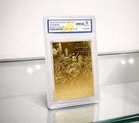 Star Wars 23KT Sculptured Limited Gold Card Mint 10