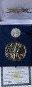 2016 Silver Eagle & .999 Plated Half Pound Tribute