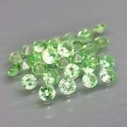 Rare collectors 2.40ct untreated spring green Tsavorite set!