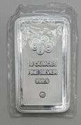 Pamp Suisse 10 Silver Bar: Newmont Lady of Liberty