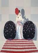 Erte "Lafayette" Signed Limited Edition Serigraph