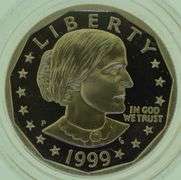 1999-P Susan B. Anthony Proof