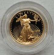 1996 $5 1/10 oz American Gold Eagle Coin – .999 Fine Gold – Original Box & COA