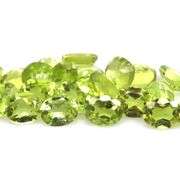 Dazzling 9.50ct untreated lime green Peridot set