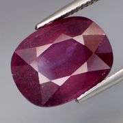 Fantastic 13.25ct oval cut rich blood red Ruby