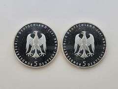 (2) 1977 Proof German 5 Mark, Heinrich von Kleist