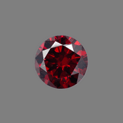 Dazzling Huge 10 Ct Dark Cinnamon Red Fire Moissanite Solitaire