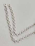 925 Sterling Silver Y Shaoed Turquoise Sikver link Chain Necklace