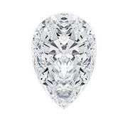 Very Fine Certified Pear Brilliant Cut Lab Diamond - 3.1 Carats