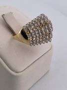 CERTIFIED 10K YELLOW GOLD DIAMOND RING