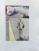 Highly Collectible and Rare Salvador Dali Wood Engraving from Le Tricorne