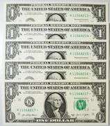 (10) Superb Crisp $1 2021 Star Replacement Notes Dallas-Consecutive!