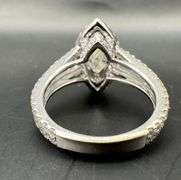 14K White Gold Marquise Diamond Ring of 2.31ct