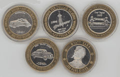 5 Diff. Limited Edition Collector Series pure .999 Fine Silver pcs