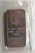 Engelhard 10 oz .999+ Fine Silver Bar | Vintage | Serialized C640157