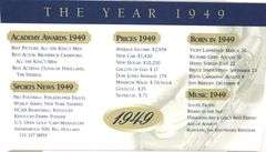 Vintage 1949 BU Year Set. P D S.