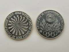 1972-J & 1972-D 10 Mark German Federal Republic, Silver