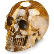 Tiger Iron Eye Crystal Skull