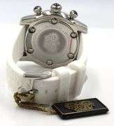 Glam Rock white dial stainless steel watch