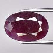 Untreated! 5.99ct deep violet red Winza Ruby