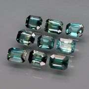 Look at this color! 2.25ct set of REAL blue green Australian Sapphires