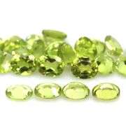 Dazzling 9.50ct untreated lime green Peridot set