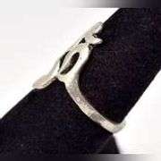 OM Ring in Sterling Silver.