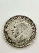 1942-S Australia Florin, Sterling Silver