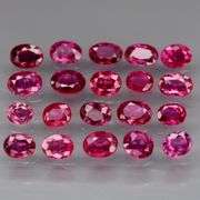Superb 2.75ct violet red Ruby set -Untreated!!!