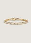8.88 CTTW Lab Diamond Tennis Bracelet in 14KT Yellow Gold