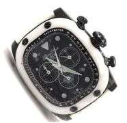 Brand new Glam Rock rectangle chronograph black quartz watch