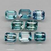 Deep color with light saturation! 2.86ct set of Madagascar Sapphires!
