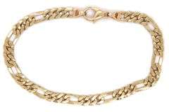 Italian 14kt Yellow gold Figaro bracelet