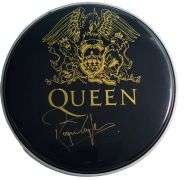 Queen Roger Taylor Signed Custom Framed Drum Head Display