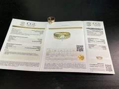 CERTIFIED BRAND NEW 14K YELLOW GOLD DIAMOND ENGAGEMENT RING