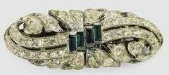 Art Deco Coro Duette Brooch and Clips