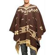 Handmade Clint Eastwood–Style Alpaca Wool Poncho