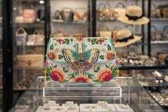 Butterfly Embroidery Handmade Shoulder Bag