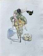 Highly Collectible and Rare Salvador Dali Wood Engraving from Le Tricorne