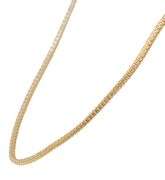 New 2.16ctw Round Diamond Half Way Tennis Necklace in 14K