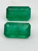 CERTIFIED NATURAL GREEN EMERALDS