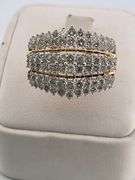 CERTIFIED 10K YELLOW GOLD DIAMOND RING