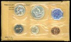 1956 Flat Pack Silver US Proof Set in Original Envelope