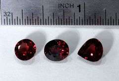Beautiful Natural Rhodolite - Lot of 3