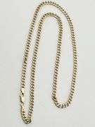 Italian 14KT Yellow Gold 4MM Miami Cuban Link Chain Necklace